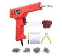 VEVOR Soudure Plastique, 100 W, Pistolet de Soudage Plastique 800 Agrafes de Soudage, Kit Réparation Professionnel Pare-chocs Voiture Lumière LED pour Kayak, Jouets, Réparation Fissures en Plastique
