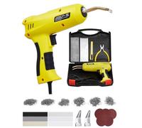 VEVOR Soudure Plastique, 220 W, Pistolet de Soudage Plastique 1200 Agrafes et 76 Tiges de Soudage, Kit Réparation Professionnel Pare-chocs Voiture Lumière LED, pour Kayak, Jouets, Fissure en Plastique