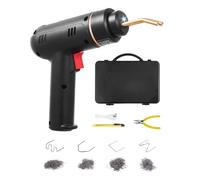 VEVOR Soudure Plastique sans Fil, 120 W, Pistolet de Soudage Plastique Rechargeable 400 Agrafes de Soudage, Kit Réparation Pro Pare-chocs Voiture pour Kayak, Jouets, Réparation Fissures en Plastique