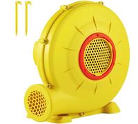 VEVOR Souffleur d'air, 450 W, souffleur commercial pour châteaux gonflables, 0,6 CV, vitesse 3400 tr/min, ventilateur électrique gonflable portable puissant pour maison rebondissante jeux en plein air