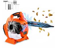 VEVOR Souffleur de feuilles à essence portatif 26 CC 2 temps 425 CFM 156 km/h