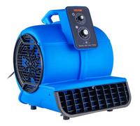 VEVOR Souffleur de sol, 1250 tr/min, ventilateur de séchage refroidissement, 73 m³/min, sèche-tapis portable 4 angles de soufflage, minuterie, réglage à 3 vitesses, pour nettoyage, maison, commercial