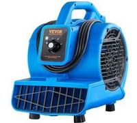 VEVOR Souffleur de Sol, 1360 TR/Min, Ventilateur de séchage Refroidissement, 17 m³/Min, sèche-Tapis Portable avec 4 Angles de soufflage, réglage à 3 Vitesses, pour Nettoyage, Maison, Usage Commercial