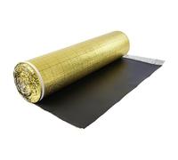 VEVOR Sous Couche Parquet, 18,6 m², Sous-couche Isolante, Épaisseur 3 mm, Mousse IXPE, Film PE Imperméable Doré, Insonorisation Anti-humidité, Protection Infiltration, pour Sols Stratifiés, Parquets