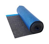 VEVOR Sous Couche Parquet, 9,3 m², Sous-couche Isolante, Épaisseur 3 mm, Fibre Robuste, Film PE Imperméable, Insonorisation Anti-humidité, Protection d'Infiltration, pour Sol Vinyle, Stratifié, Bois