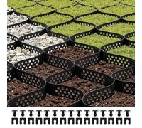 VEVOR Stabilisateur de Gravier Grille Sol Géocellulaire 5x1,98 m Profondeur 5 cm