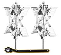 VEVOR Stabilisateur de Roue en X Cale Roue pour Remorque avec liquet 2PCs