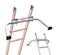 VEVOR Stabilisateur d'Échelle de Toit en Acier au Carbone avec Accessoires, Pieds Caoutchouc Antidérapants, Capacité Charge 150 kg, Compatible avec Différentes Formes d'Échelles pour Gouttière Toit