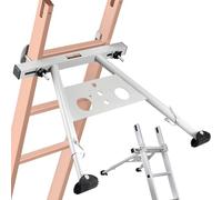 VEVOR Stabilisateur d'Échelle de Toit en Acier Carbone avec Accessoires, Pieds Réglables Extension, Capacité de Charge 150 kg, Compatible avec Différentes Formes d'Échelles pour Gouttière de Toit