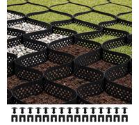 VEVOR Stabilisateur Gravier Grille Sol Géocellulaire 7,6x2,9 m Profondeur 75 mm