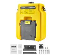 VEVOR Station de Lavage Oculaire d'Urgence, 53 L, Station de Rinçage Yeux Portable Murale ou Montage sur Surface Plane Premiers Secours, pour Laboratoires, Usines, Écoles, Chantier Construction, Jaune