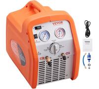 VEVOR Station de Récupération Fluides Frigorigènes Portable 3/4 HP Machine de Récupération de Réfrigérant Liquide ou Vapeur 2,2 kg/min 1450 tr/min Auto-Nettoyage R22 R134A R401A Climatisation HVAC