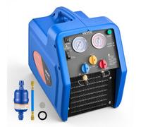 VEVOR Station de Récupération Fluides Frigorigènes Portable 3/4 HP, Récupérateur de Réfrigérant Monocylindre, pour CVC Résidentiel Climatisation Auto, Unité de Récupération pour Frigoriste 1450 tr/min