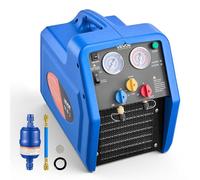 VEVOR Station de Récupération Fluides Frigorigènes Portable 3/4 HP, Récupérateur de Réfrigérant Monocylindre, pour CVC Résidentiel Climatisation Auto, Unité de Récupération pour Frigoriste 1450 tr/min