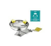 VEVOR Station de rinçage oculaire 27 cm - Douche oculaire murale en acier inoxydable - Lavabo d'urgence - 410 x 330 x 240 mm - Appareil de nettoyage des yeux - Idéal pour les laboratoires, les usines