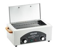 VEVOR Stérilisateur à Air Chaud 2 L 300 W, Boîte de Désinfection à Haute Température, Température et Durée Réglables, pour Nettoyage des Outils d'Onglerie, Labo, Maison, Salon de Manucure et de Beauté