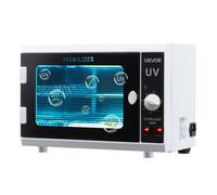 VEVOR Stérilisateur UV 12 L, Armoire de Désinfection UV avec Minuterie, Commande par Bouton, Longueur d'Onde 185 nm, Porte en Verre Trempé, pour Laboratoires, Maison, Salons de Manucure et de Beauté