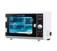 VEVOR Stérilisateur UV 12 L, Armoire de Désinfection UV avec Minuterie, Commande par Bouton, Longueur d'Onde 185 nm, Porte en Verre Trempé, pour Laboratoires, Maison, Salons de Manucure et de Beauté