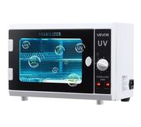 VEVOR Stérilisateur UV 12 L – Minuterie, Commande par bouton, 185 nm, Porte en verre trempé