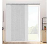 VEVOR Store à Panneaux Japonais Extensible 116-218 cm Largeur pour Fenêtre Gris