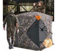 VEVOR Store de chasse transparent 270° maille unidirectionnelle 2 à 3 personnes
