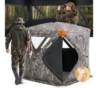 VEVOR Store de chasse store de sol transparent à 270° 3 fenêtres 2 à 3 personnes