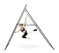 VEVOR Structure Balançoire pour Yoga Aérien avec Hamac de 6 m, Portique pour Hamac et Yoga avec Charge Max. 200 kg, Support de Traction Triangulaire, Réglages Horizontal et Vertical, pour Pilates