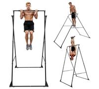 VEVOR Structure Balançoire pour Yoga Aérien, Portique pour Hamac et Yoga avec Charge Maximale 200 kg, Support de Traction Triangulaire, avec Mousse EVA, Réglages Horizontal et Vertical, Pilates