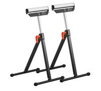 VEVOR Support à Rouleau Réglable 61 kg 680-1079,5 mm pour Travail Bois Lot de 2