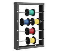 VEVOR Support de Bobines Fil Porte-bobines Câbles Mural 68 kg 4 Tiges Réglables