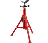 VEVOR Support de cric de tuyau, tête en V, pieds pliables, 1,13 tonne Max.