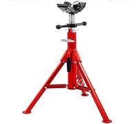 VEVOR Support de douille avec tête en V de 28 po à 51.5 po de type 1107A à transfert à 2 billes et pieds repliables 2500LB Hauteur ajustable de 28 po à 51.5 po de type 1107A