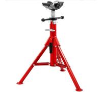VEVOR Support de douille avec tête en V de 71 cm à 130,8 cm de type 1107A à transfert à 2 billes et pieds repliables 1134 kg Hauteur ajustable