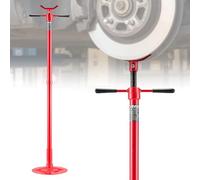 VEVOR Support de Fosse et de sous Pont 0,75 t, Chandelle Haute Hauteur Réglable 137,2-213 cm, pour Entretien Voiture Sécurité Atelier, Vis Filetée Autobloquante, Poignée Pivotante Montée sur Roulement