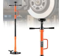 VEVOR Support de Fosse et de sous Pont 1 t, Chandelle Haute à Hauteur Réglable, pour Entretien Voiture Sécurité Stabilisation Atelier, Vis Autobloquante, Poignée Pivotante Montée sur Roulement
