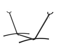 VEVOR Support de Hamac Portable, Charge 204 kg, Cadre en Acier pour Hamacs 3,05-4 m, Crochets Réglables Robustes, Gain de Place avec Sac de Transport, pour Hamac de 2 Personnes, Extérieur, Intérieur