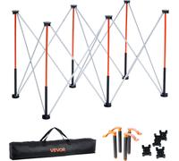 VEVOR Châssis Pliable Établi 126,6x66,5 cm, Support Table de Travail Charge 1135 kg, sans Assemblage, Pied d’Établi Portable avec Sac de Rangement, Plateau de Table Non Inclus, pour Garage Atelier
