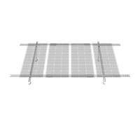 VEVOR Support de Panneau Solaire pour 1-4 Panneaux Solaires, Kit de Fixation de Panneau Solaire Réglable 30°-60° Acier au Carbone Montage au Sol pour Ferme, Camping-car, Bateaux, Système Hors Réseau