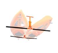 VEVOR Support de Plafond pour Kayak, Support de Rangement pour 2 Kayaks Canoë Paddle Sup, Porte-Kayak Suspendu à Hauteur Réglable avec Bras Rembourrés, Charge Maximale de 113 kg, pour Rangement Surf