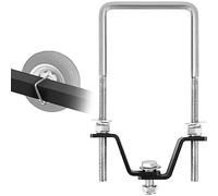 VEVOR Support de Pneu de Rechange, Boulon en U, Support de Pneu de Rechange galvanisé, Montage latéral avec Serrure, capacité de 160 LB, 4 et 5 œillets de Roue sur 10,16 cm, 4,5 Pouces, 5 Pouces,