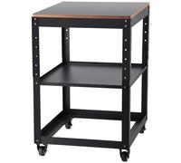 VEVOR Support de Rabot Mobile Étagère Outils 45kg Hauteur 3 Vitesses 4 Roulettes