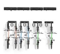 VEVOR Support de rangement pour 6 vélos 5 crochets à casques porte-vélos mural