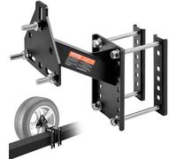 VEVOR Support roue de secours remorque – Capacité 73 kg – Pour roues 4/5/6/8 boulons 10,2–12,7 cm