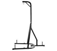VEVOR Support de sac de frappe, charge 65 kg, station de boxe robuste en acier, support de sac de sable sur pied avec base lestée, équipement d'entraînement pour fitness gym domicile, 143x126x208 cm