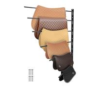 VEVOR Support de Selle Cheval, 6 Niveaux, Porte-Selle Mural Pivotant, Peu Encombrant, Rangement de Couverture et Coussin, pour Matériels de Chevaux d'Équitation, Organisation de Sellerie, d'Écuries