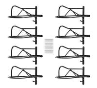 VEVOR Support de Selle Cheval Porte-selle Mural Barre de Protection Lot de 8