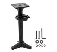 VEVOR Support de Touret à Meuler avec Plaque de Montage 27 x 27 cm, Socle de Meuleuse d'Établi Robuste, Hauteur Confortable 840 mm, avec Fentes de Fixation Prédécoupées, Réservoir d'Eau, Base Stable