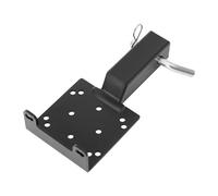 Support universel VEVOR pour attelage de remorque, capacité de charge de 1633 kg, plaque de montage du treuil pour récepteur de 50,8 mm, 2 & 4 trous de boulons, acier peint par poudrage, pour VTT, UTV