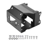 Support de treuil VEVOR ATV, capacité 907-1633 kg, plaque de montage de treuil de remorque pour Polaris Sportsman 2009 et modèles plus récents, avec 2 trous de fixation, acier revêtu par poudre, noir