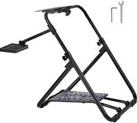 VEVOR Support de volant 600-830mm Siège de jeu 0°-40° Siège de jeu en cadre acier Simulateur de course pour jeux de course Siège de jeu Racing Siège pour Logitech Thrustmaster Fanatec Hori et Mad Catz